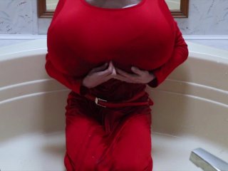 WWM - MassiveChest Red Dress_Inflation