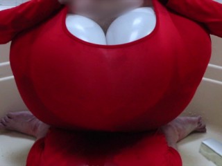 WWM - Massive_Chest Red Dress Inflation