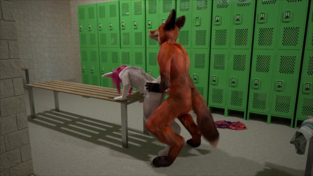 Furry Fox Porn - 2 Foxes in Locker Room - Pornhub.com