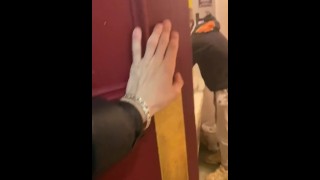 Gay In The Public Restroom Twink Sucks Dick And Swallows Cum