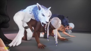 Busty Girls Otgy Big Cock Monster 3D Porn Wildlife