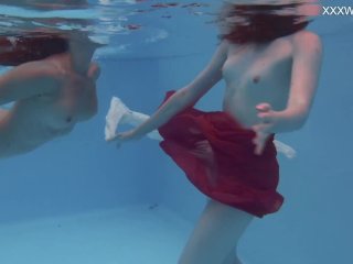 AnastasiaOcean and Marfa Are_Naked Underwater