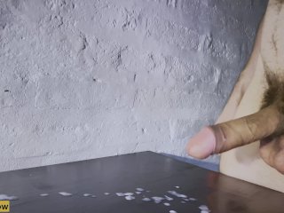 Monster 9 Inches Cock And Huge Balls Cumming Thick Load - 19 Years Old Twink (4K-60Fps)