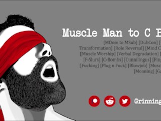 [Audio] Muscle Man Gets Turned into a Cunt-Boy