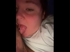 She absolutely loves sucking dick!!