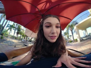 VR Bangers - Outdoor Fucking GFE With Teen Lily Lou_VR Porn