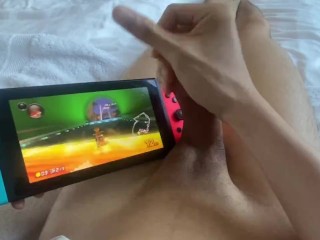 Massive_Cumshot Playing Mario Kart Online Ranked Competitive - Masturbating & Gaming
