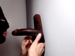 Straight comes to Gloryhole after leaving work