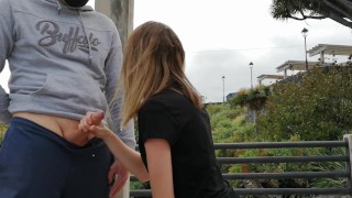 Another Massive And Dangerous Public Cumshot