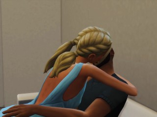 Mega Sims- Student cheats on boyfriend with teacher (Sims_4)