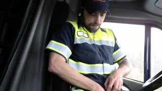 Orgasm Trucker Who Is Horny