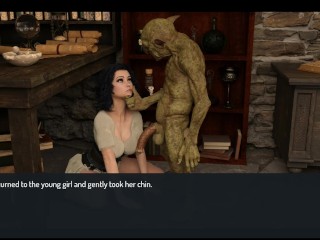 Lecherous Village;Gallery Part 4;Innocent_Girl Got Corrupted By A Big Goblin_Cock