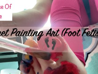Feet Painting Art (Foot Fetish) 👣 - Glimpseofme