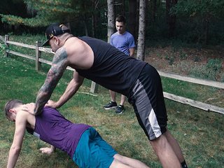 Twinktop - 3 Horny, Hung Boys Bareback Their Sexy Dilf Sports Coaches