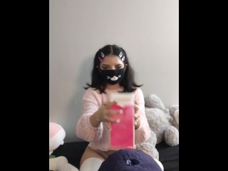 Tiny latina pulls down panties and flashes her ass for_Youtube Unboxing Haul Princess Bitty ep 2