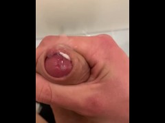 REAL CUMSHOT AT WORK! DOOR CAN’T BE LOCKED..