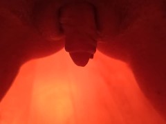 Close up big erect clit masturbation ftm