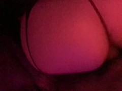 Big booty Latina taking back shots from her landlord 