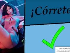 JOI hentai (interactivo) - Edges y orgasmos arruinados.