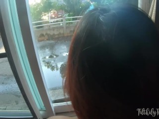 Thick Asian_got fuckeddoggystyle by the windows (nearly got caught!)