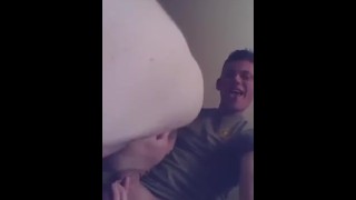My Cock Is Gagging Because Of A Faggot