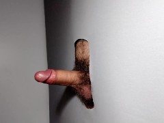 Blonde Male with Peluda Cut Cock comes to Gloryhole to give me his milk