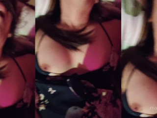 Intense orgasm, vibrator for my pussy,lots of moaning and_little bit of choking