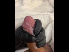 Man makes himself cum in hotel room
