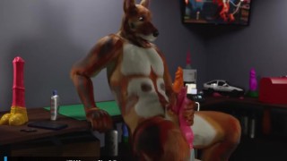 Masturbation Tillwoofie3D's Lonely Wolf Ride Dildo HD