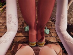 Femboy Link Takes Futa Zelda's Fat Cock | Futa Taker PoV 3D Hentai Animation