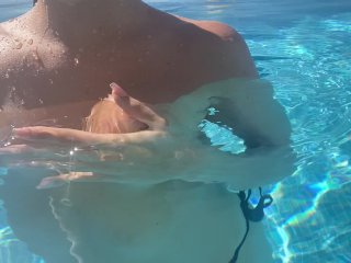 Fit Lilly In The Pool After Training Gets A Huge Cumshoot - Who Is Lilly