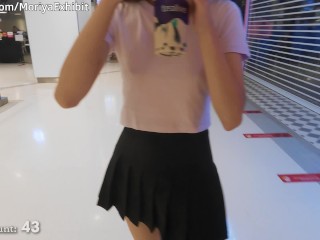 Teaser - Skirt-Lifting Challenge in a_Crowded Shopping Mall 2 - MoriyaExhibit