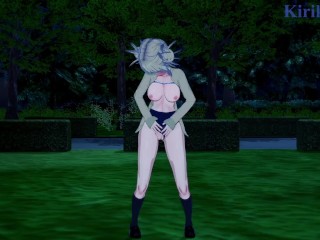 Himiko Toga_masturbates in an empty park at night. - My_Hero Academia Hentai