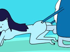 Marceline The Vampire Queen Fucks The Ice King - Adventure Time Porn Parody