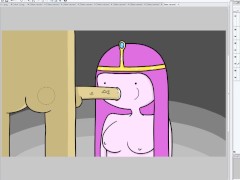 Drawing Princess Bubblegum Sucking Cock