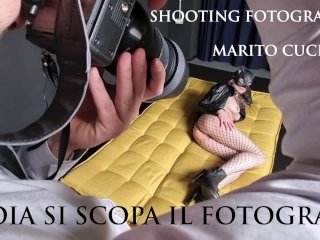 Cuckold Husband - Troia Scopa Il Fotografo Carino Davanti Al Marito