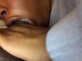 Onlyfans compilation of tiny girl getting her throat and wet pussy fuck by_Jamaican big dick_Sloppy