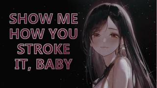 Sleepy Domme Girlfriend Shows You How To Stroke For Her ASMR JOI