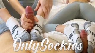 Blondie's Footjobs POV Is The Best