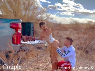 Hot Married Couple, Johnny & Nikki J Outdoor_Desert Passionate Fuck (FULL)