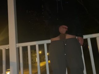 Bf Masturbates on Front Porch_and in Driveway Risky_Public