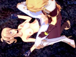 Jean Gunnhildr And Aether Have Intense Sex In A Deserted Old Castle. - Genshin Impact Hentai