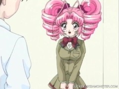 Anime teen rough fucked in her tight pussy