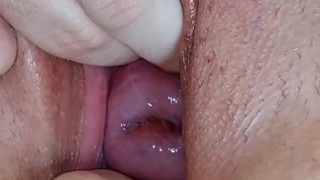 Old Creampie & Pissing Ending Pussy & Cervix Play Compilation