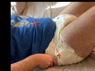 Mastubrating In My Soaked Diaper