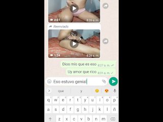 Mi Vecina Es Demasiado 🥵 Me Envía Videos Íntimos Por Whs, Con Ganas Que Valla Y La Coja!
