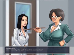 Summertime Saga: MILF Professor Walks Around The College With A Vibrator In Her Pussy-Ep73