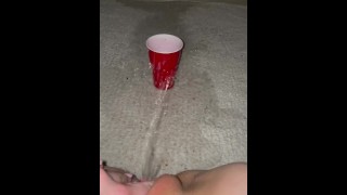Spray Spray Piss In A Solo Cup
