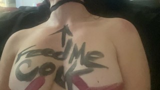Big Tittie Pawg Milf Is A Cock Slut Canvas That Is Used In Every Hole