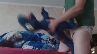 Najlepszy film porno - Niebieski Dinozaur T-Ex Zabawa#16